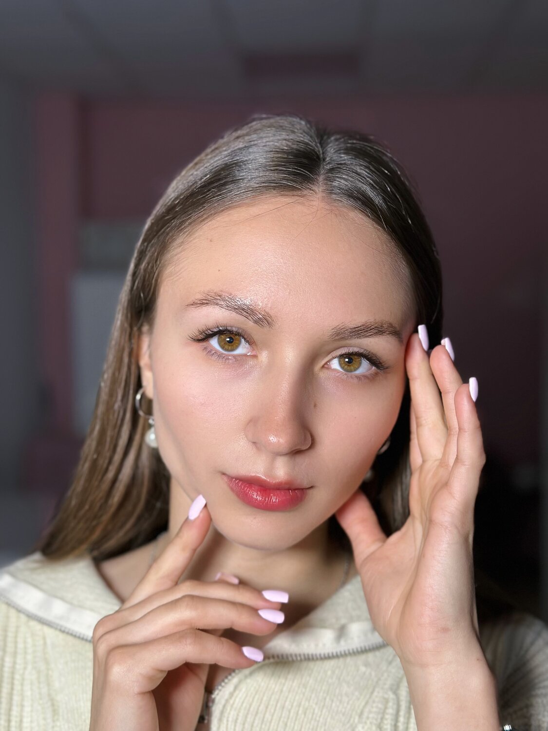 девушка, макияж, брови макияж, макияж нежный, вечерний макияж