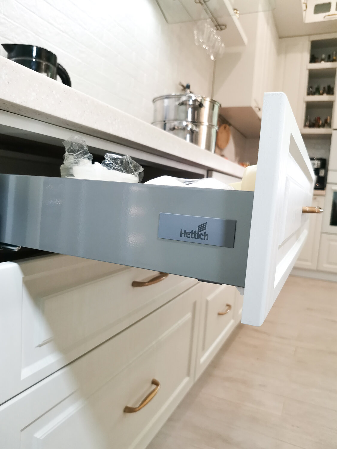 комплект ящика innotech atira nl-470*144 мм, silent system,, выдвижной ящик, выдвижной ящик для кухни, внутренний ящик блюм, ящик hettich innotech atira 70 мм