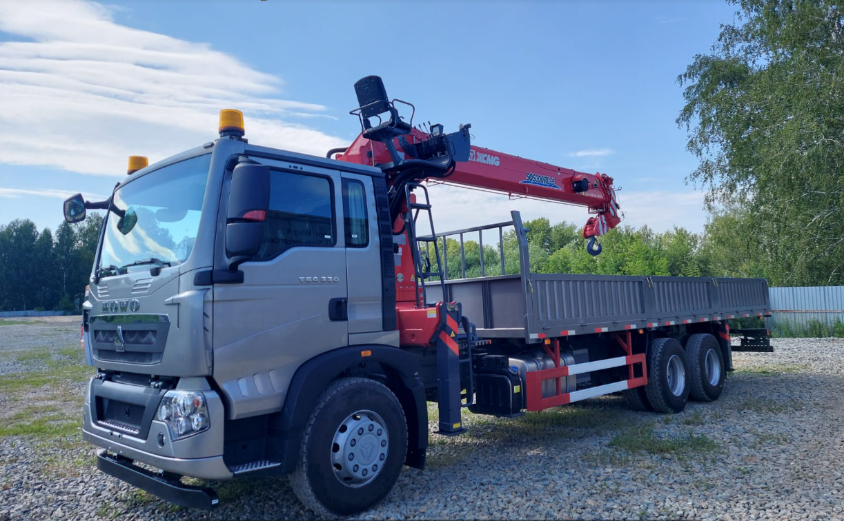 кму kanglim 2056, кму kanglim ks1256g-ii, howo t5g манипулятор, кран манипулятор, манипулятор исузу