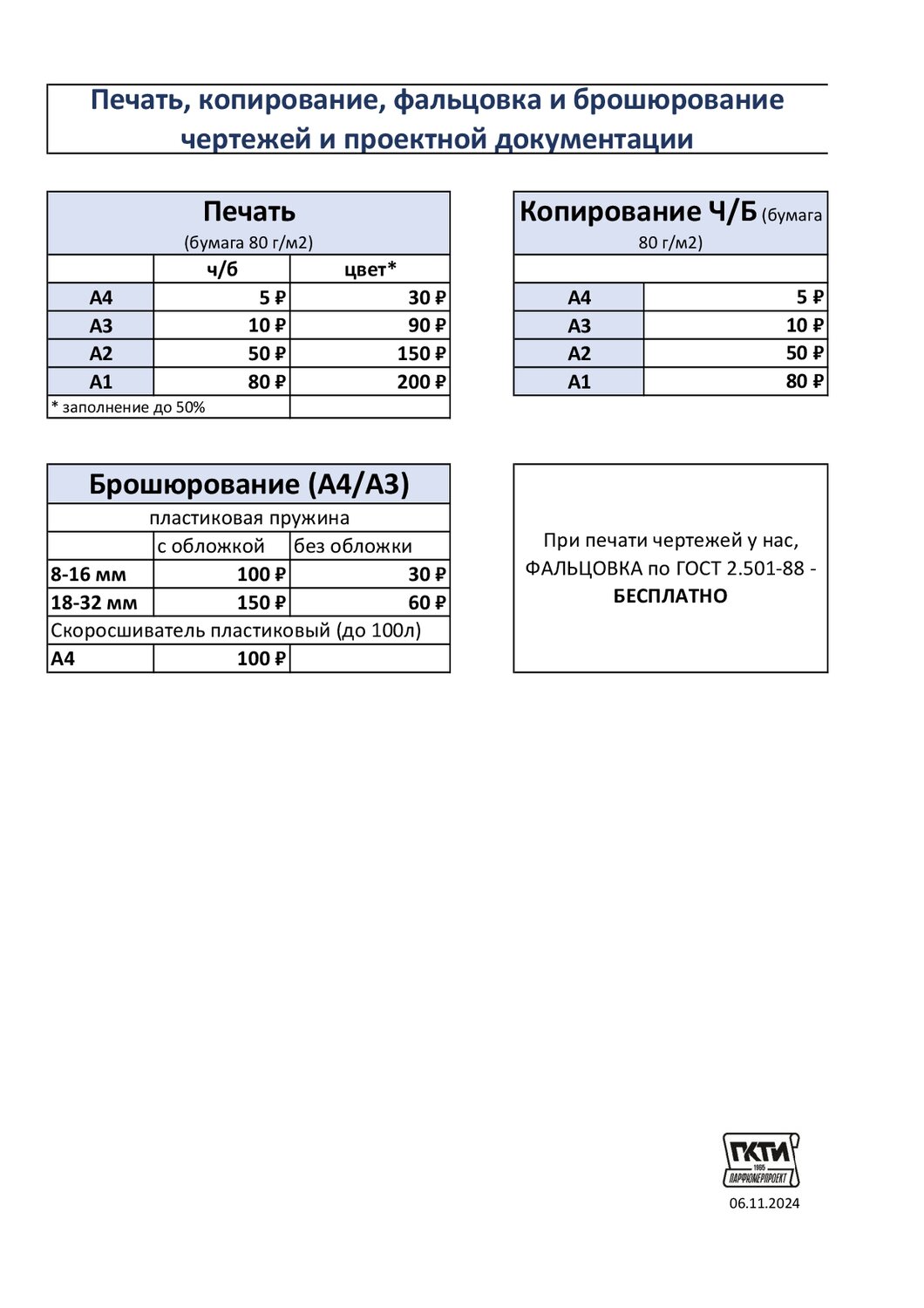 печати, печать чертежей, формат, фальцовка чертежей, печать фотографий