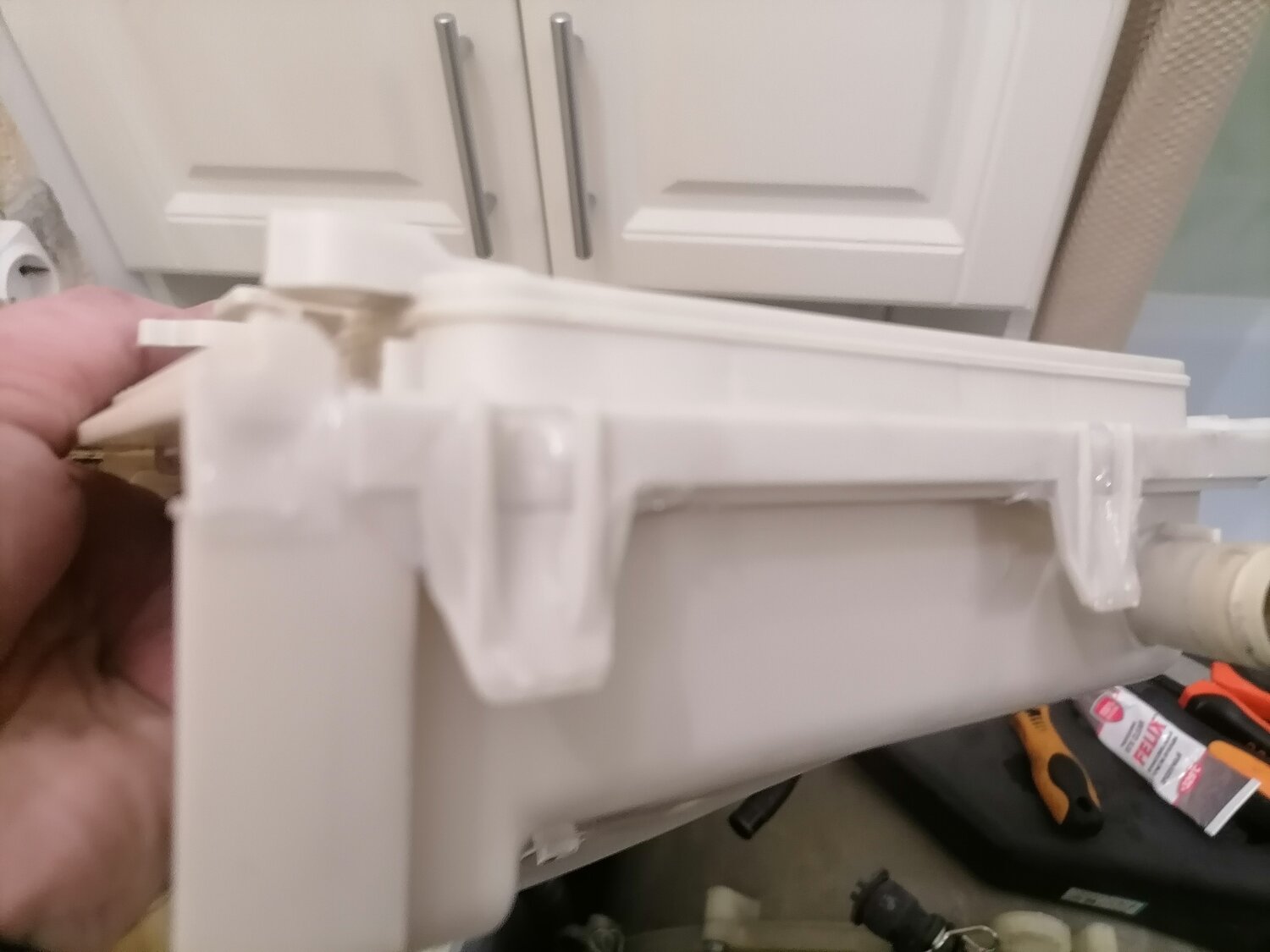 дозатор стиральной машины, для стиральной машины, лоток для стиральной машины, лоток водоприема к мод, запчасти стиральной машины