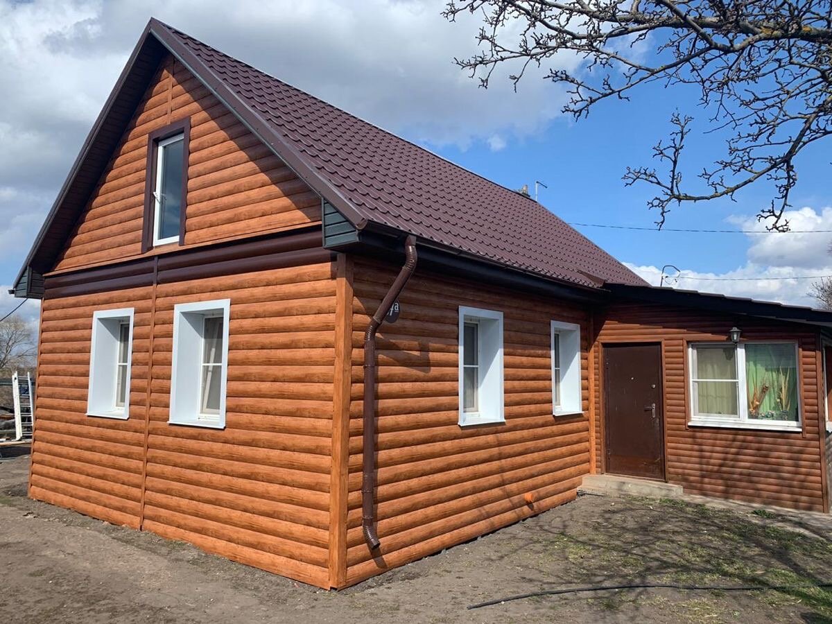 гранд лайн металлосайдинг блок хаус, металлический сайдинг блок хаус, сайдинг блок хаус, металлосайдинг блок хаус, металлосайдинг евробрус фронтон