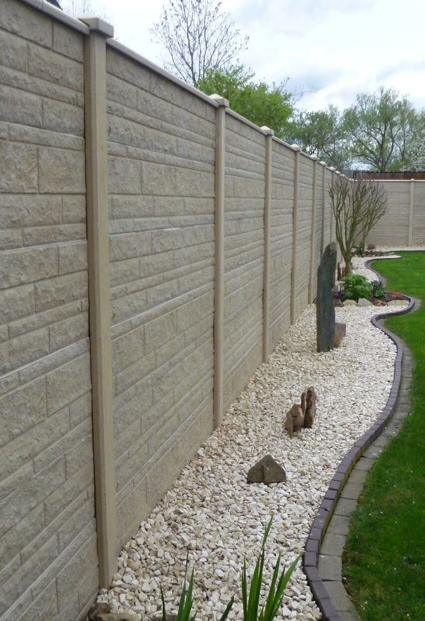 забор из бетонных плит, забор, бетонные заборы, забор из бетонных панелей, бетонный забор юзуфово