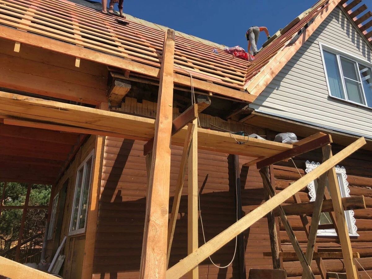 строительства дома, кровельные работы, реконструкция крыши частного дома, крыша в каркасном доме, cтроительства деревянного дома