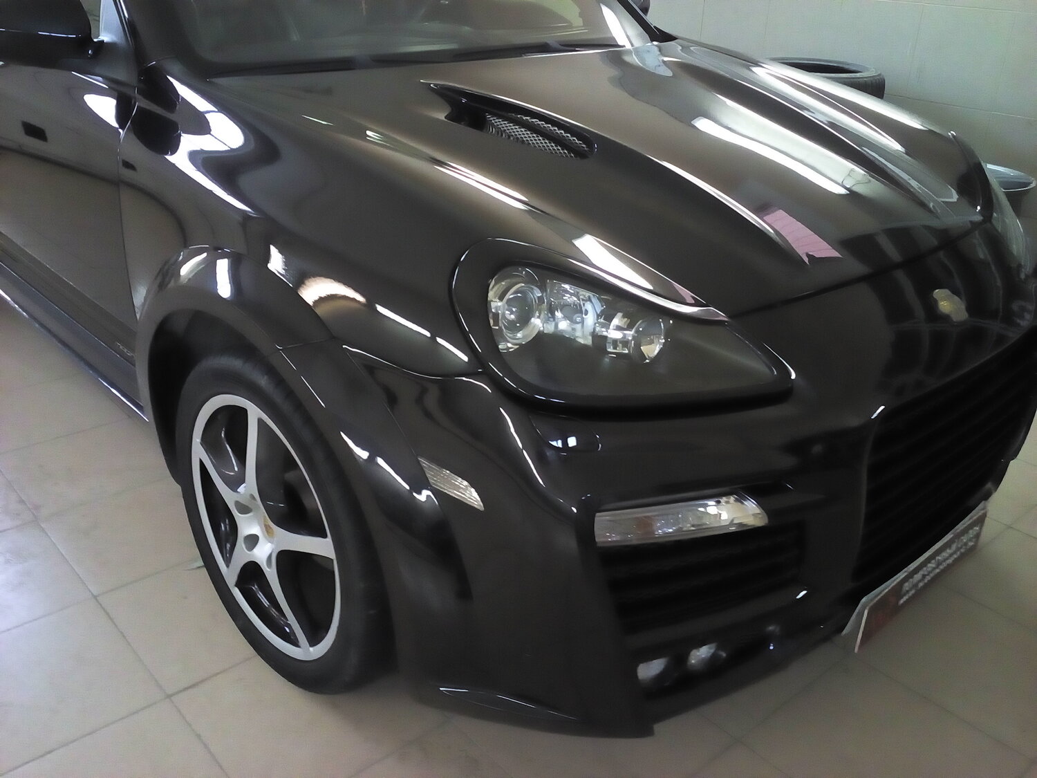 porsche cayenne techart magnum my'08 black, авто, порш кайен в обвесе магнум, автомобиль, porsche cayenne