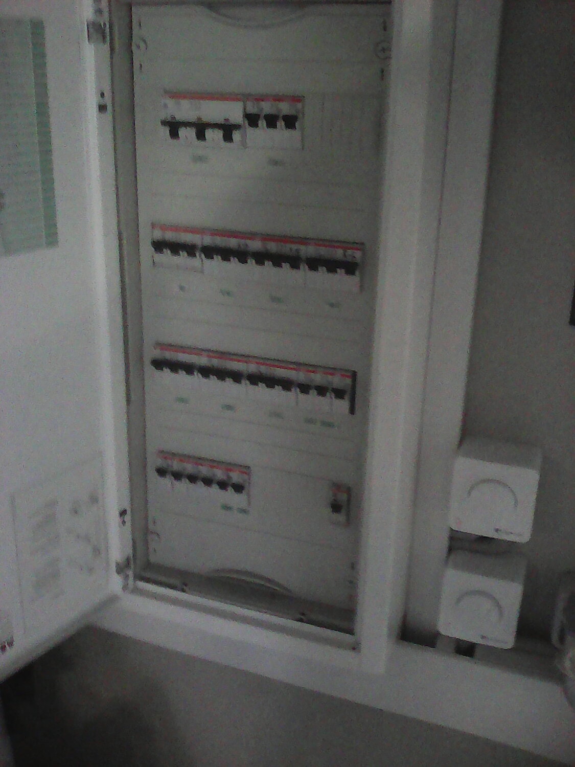 распределительный щит, шильда abb в распределительный щит, щита abb ат62, электрощит, abb at32