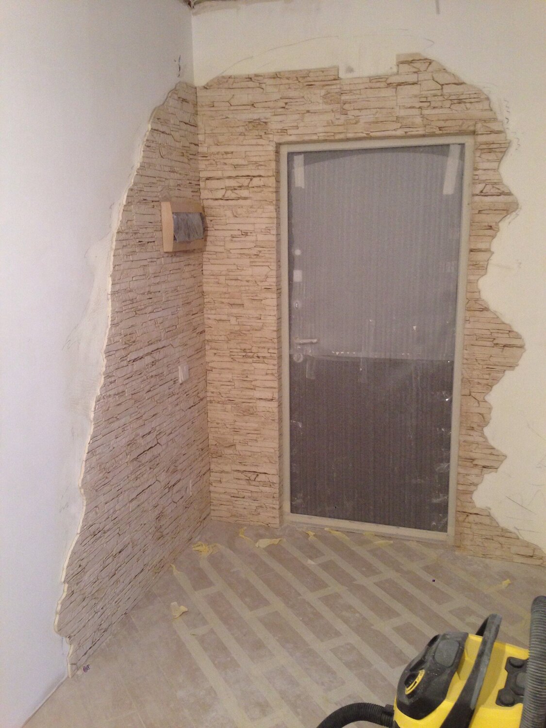 Отделка откосов декоративным камнем - 91 фото