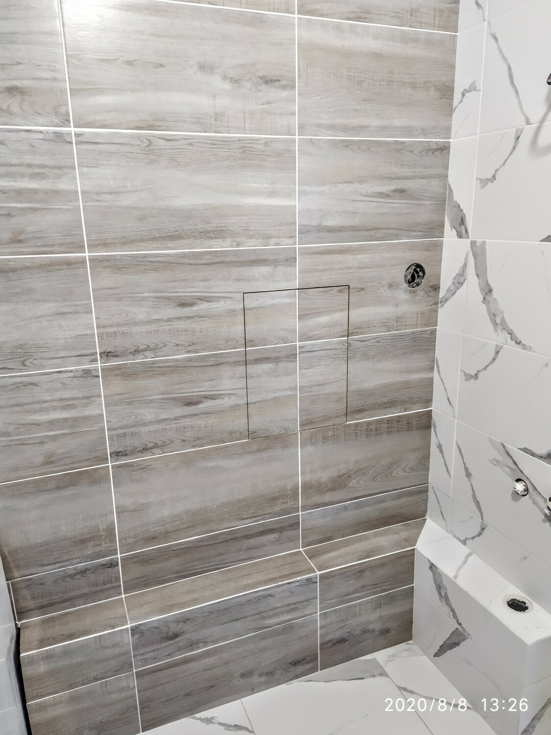 плитка sea wood (venus, испания), плитка golden tile savoy, керамин миф дерево коричневая 50х20 см 1,4 кв.м, мрамор palissandro waterfall, керамин