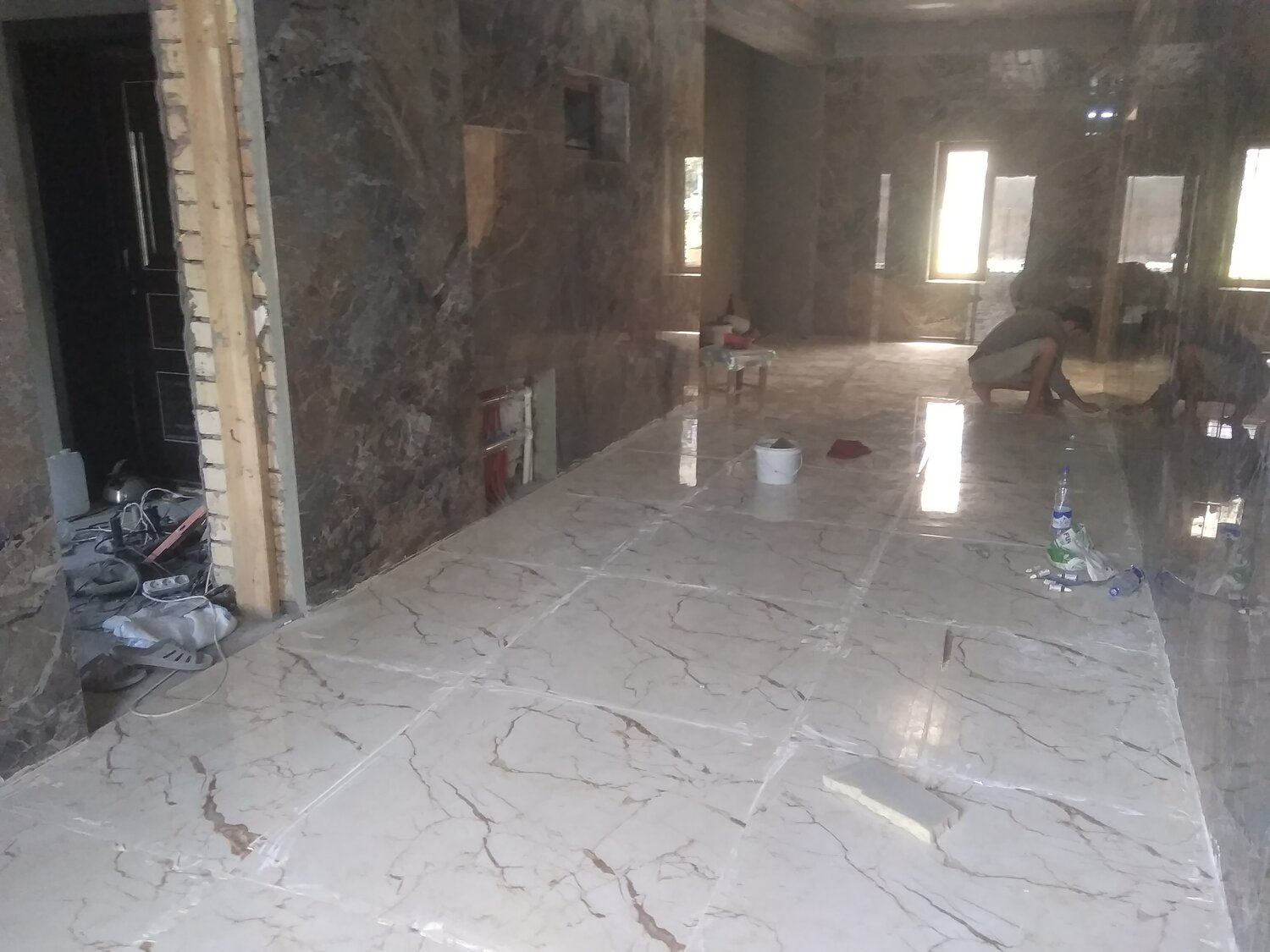 пол, стяжка пола, пола, помещение, жилой комплекс