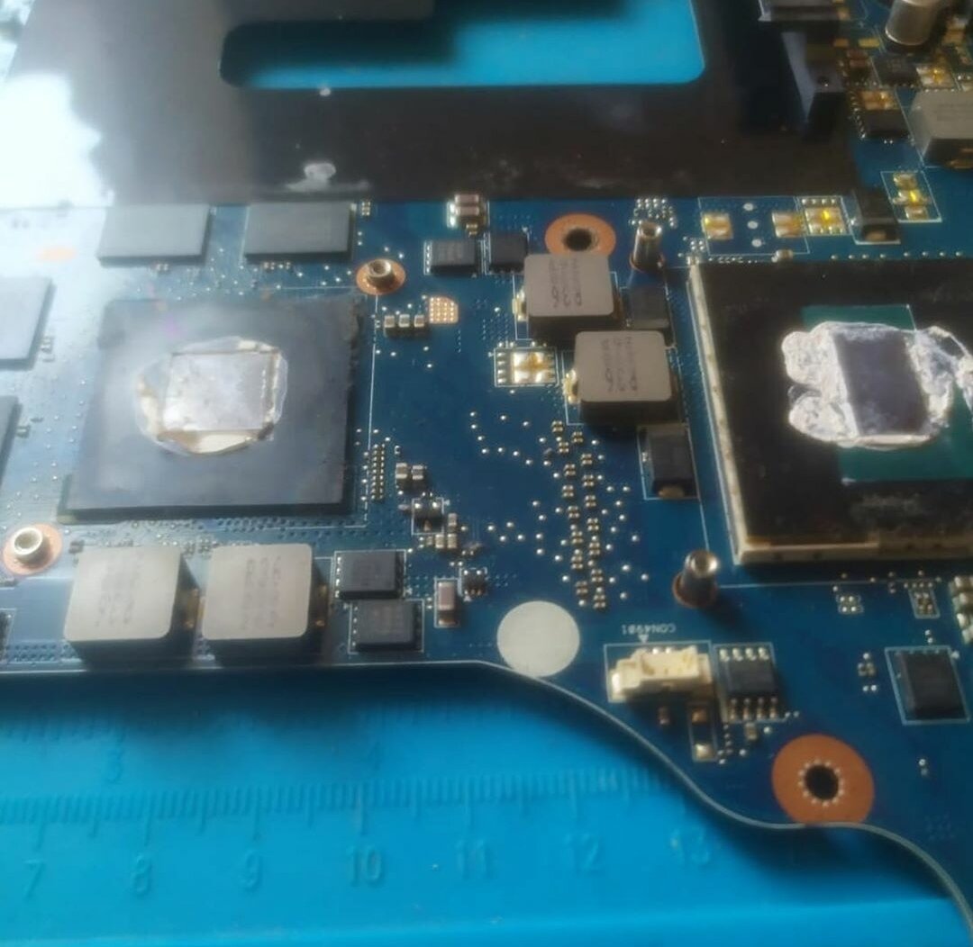 материнская плата samsung rv408, материнская плата samsung r60, la-7221p rev 2.0, видеочип на lenovo g555, восстановление материнской платы ноутбука