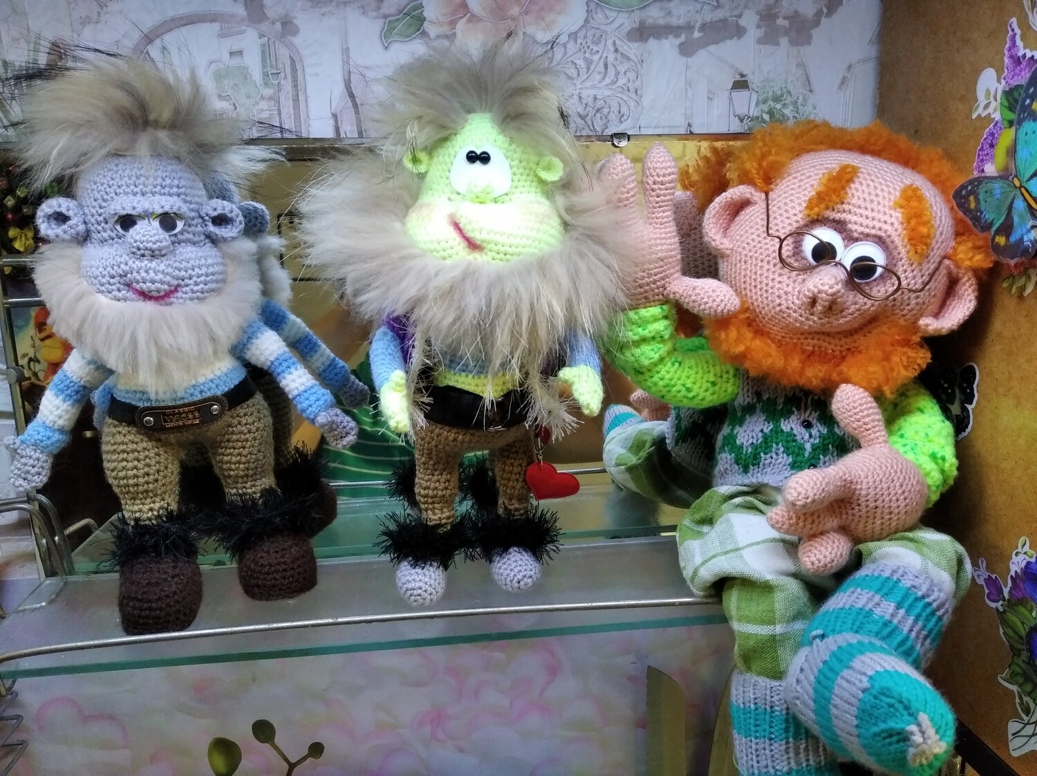 мягкая игрушка, вязаные игрушки, вязаная домовиха, вязание игрушек, игрушки крючком