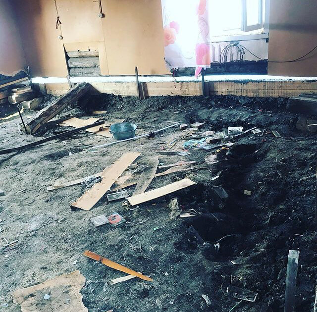 Ремонт фундамента с подъемом домов