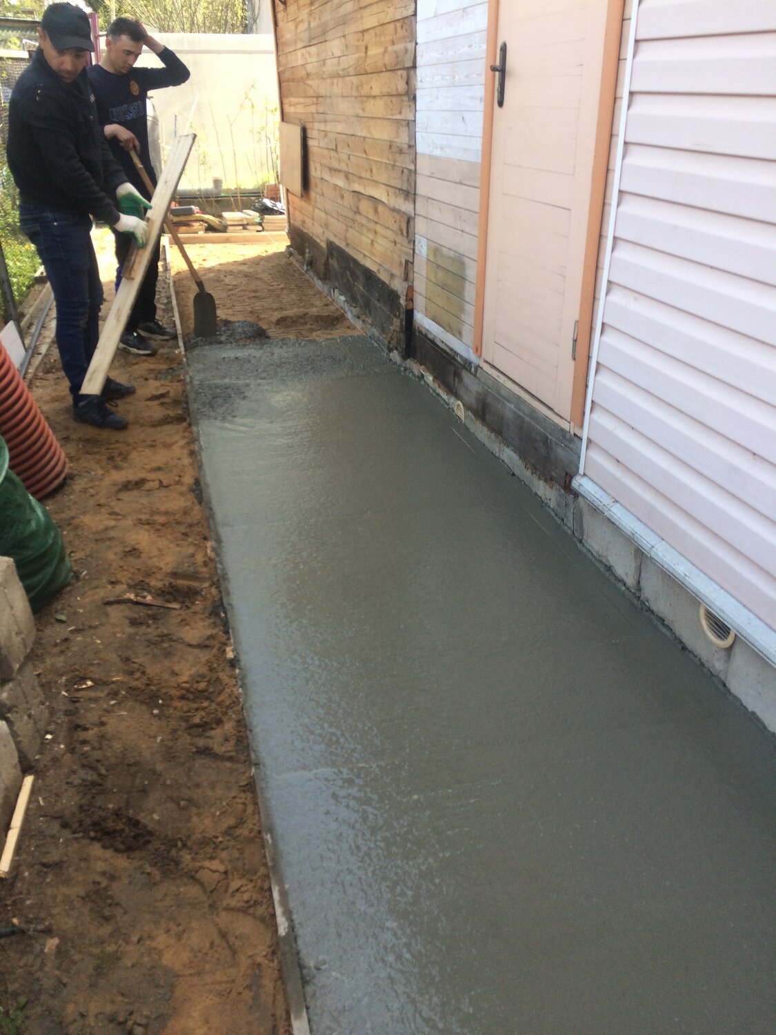 Устройство отмостки фундамента