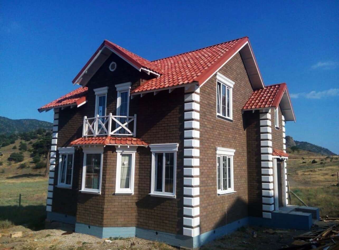 фасад дома, дома дачи коттеджи, загородный дом, отделка дома, кирпичный коттедж