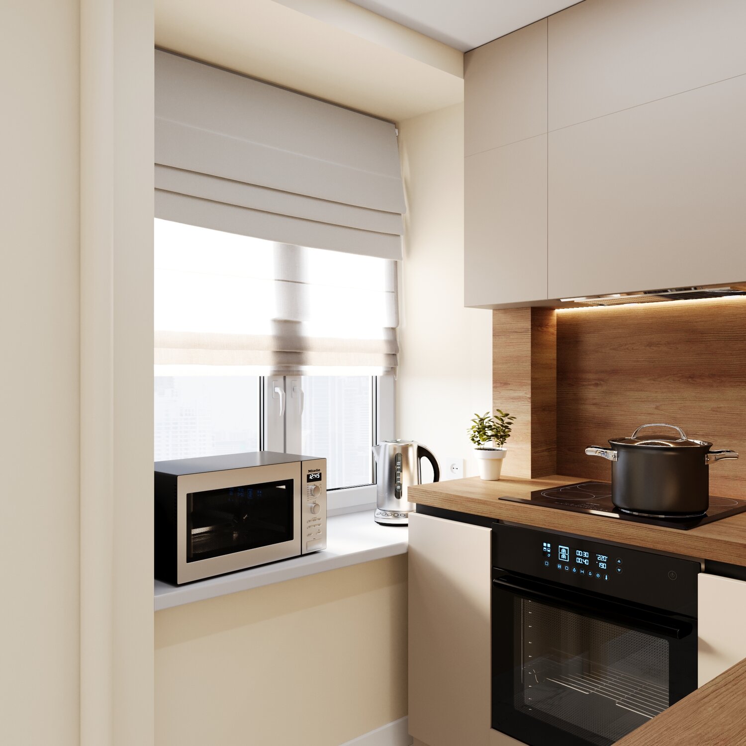 дизайн светлой кухни в современном стиле, дизайн кухни в современном стиле в светлых тонах, дизайн кухни в современном стиле угловая, современные маленькие кухни, дизайн небольшой кухни в современном стиле