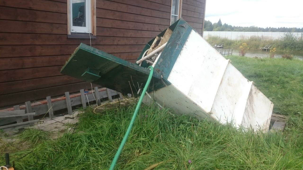 ремонт септика, всплытие септика от грунтовых вод, установка септика, обслуживание септика, септик юнилос отвод воды в грунт