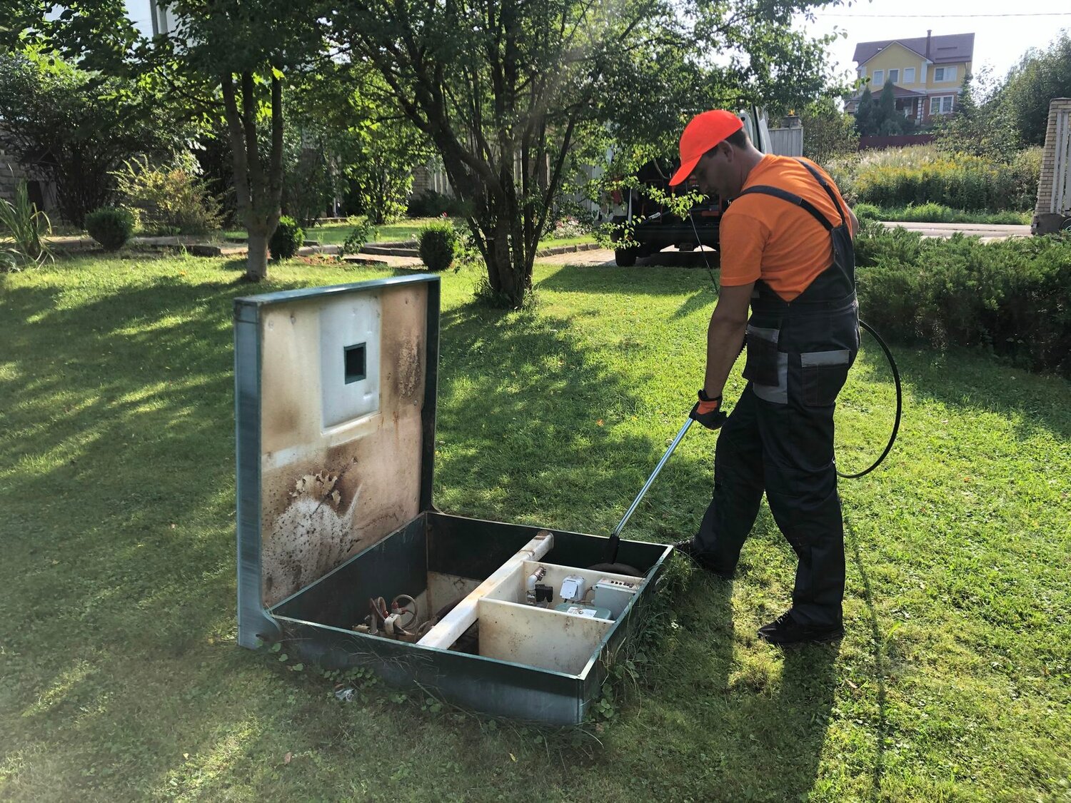 обслуживание септика, установка септика, установка септика топас, чистка септика, обслуживание септика топас