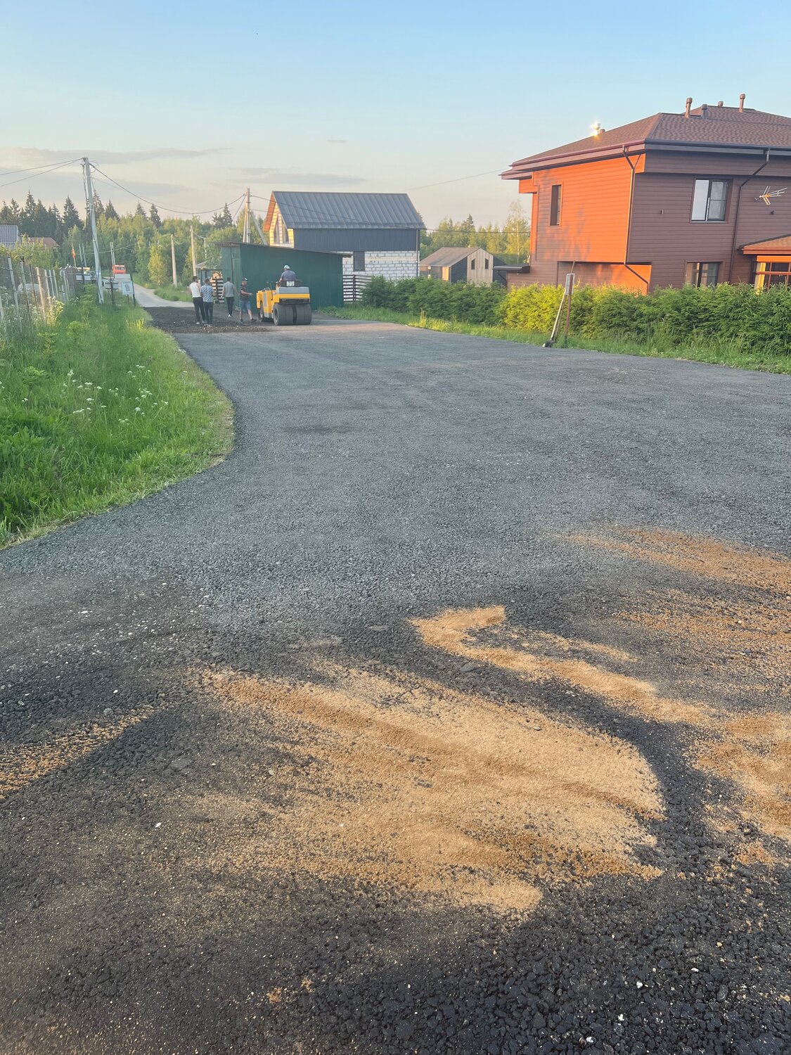 асфальтирование, асфальт, дорога из асфальтовой крошки, асфальтированная дорога, асфальтирование дорог