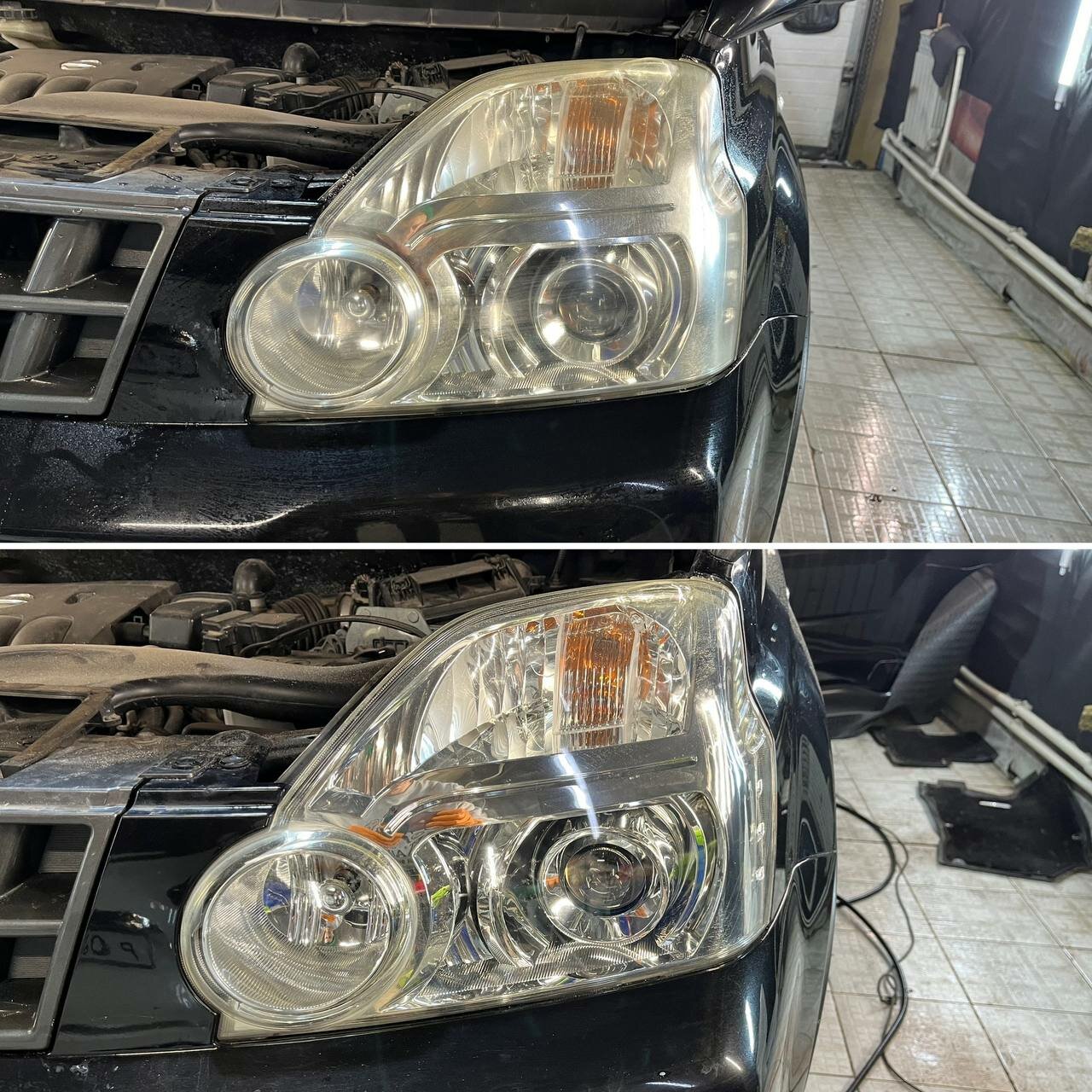 фары, фара ниссан х-трейл т31, полировка фар, фары ксенон, nissan x trail ксенон оптика