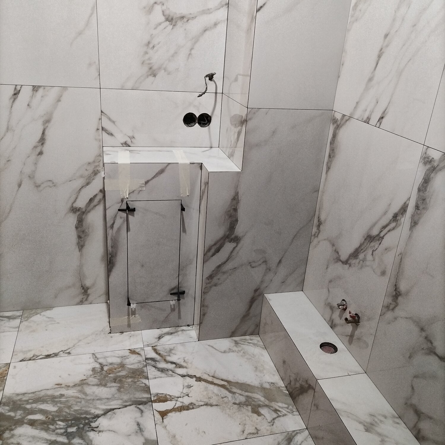 дизайн интерьеров, дизайн интерьера ванной, ванная комната интерьер, ванная студия 54, мрамор