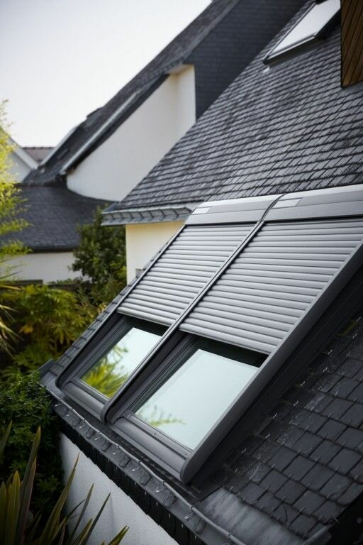 рольставни velux sml 78*118, рольставни arz z-wave 78х118, рольставни на мансардные окна velux, мансардные окна velux, жалюзи велюкс мансардные