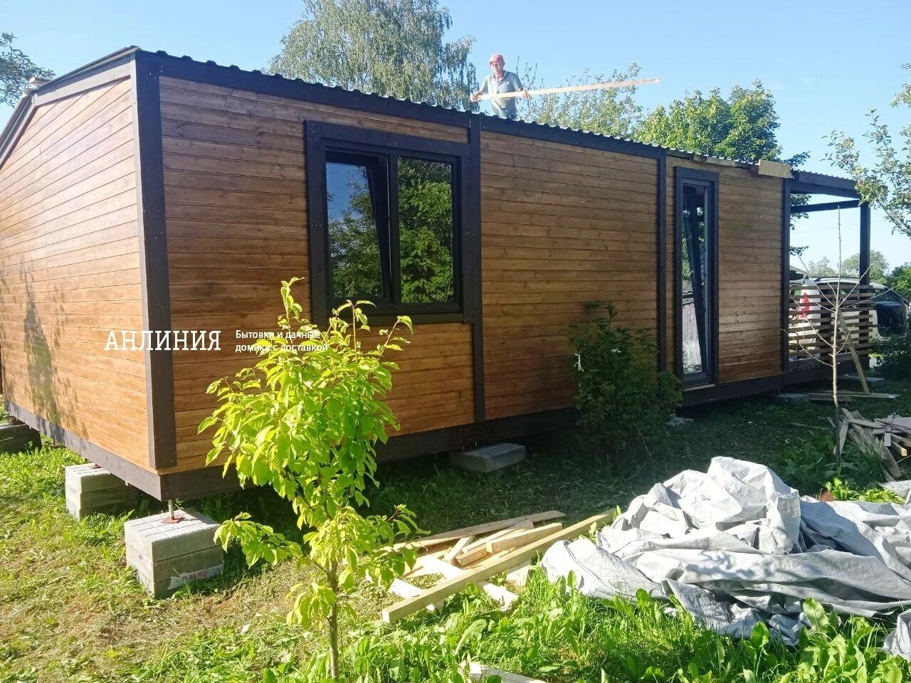 Дачный дом из бытовок проекты и цены