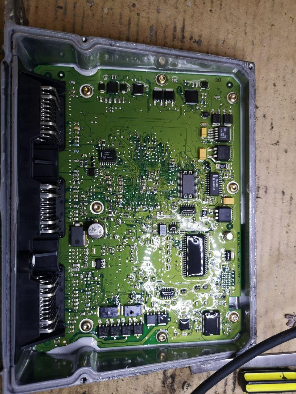 эбу форд фокус плата, симос 2.1, эбу bosch edc17, блок управления, ремонт эбу