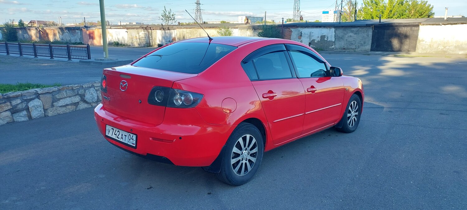 красная мазда 3, mazda3, мазда 3 2006, mazda, Mazda 3 I (BK) Рестайлинг