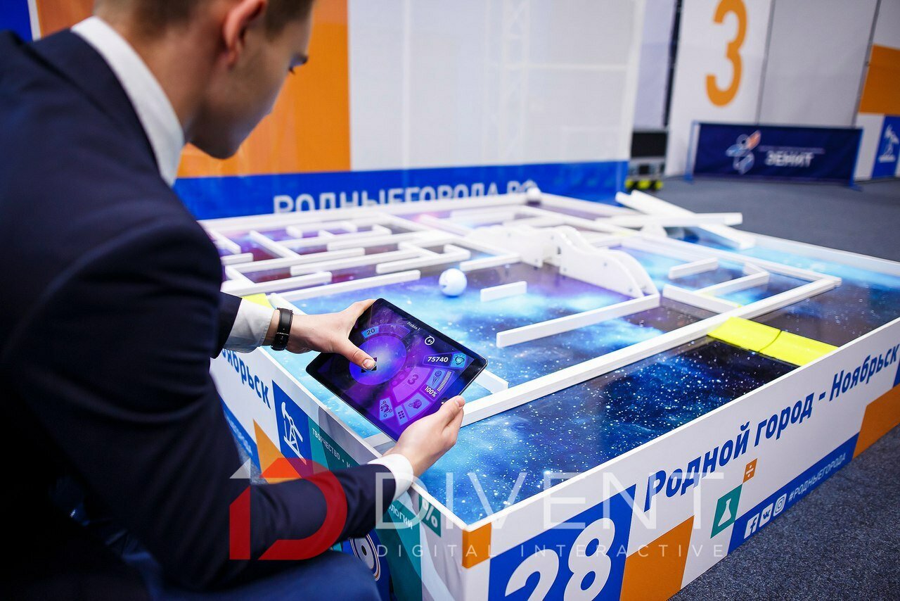 интерактивные гонки sphero, гонки на робошарах, гонки на шарах sphero, интерактив musicbox divent, развлечения