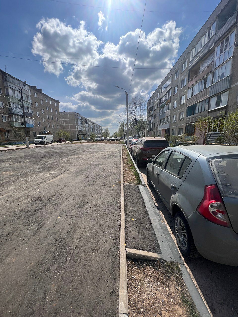 улица, двор, тротуар, дорога, автомобильная дорога