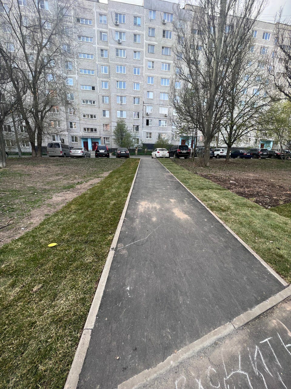 двор, улица, тротуар, дворовая территория, придомовая территория