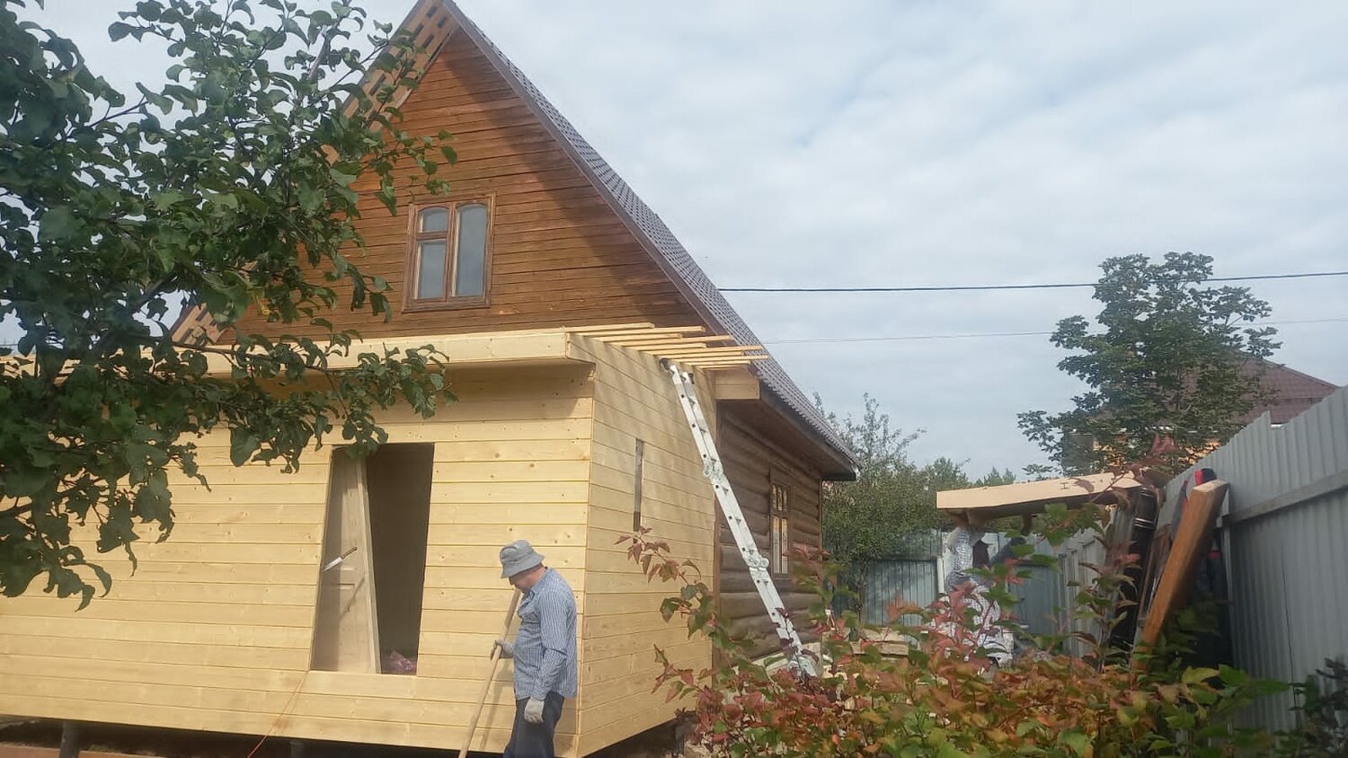 Строительство пристройки к дому