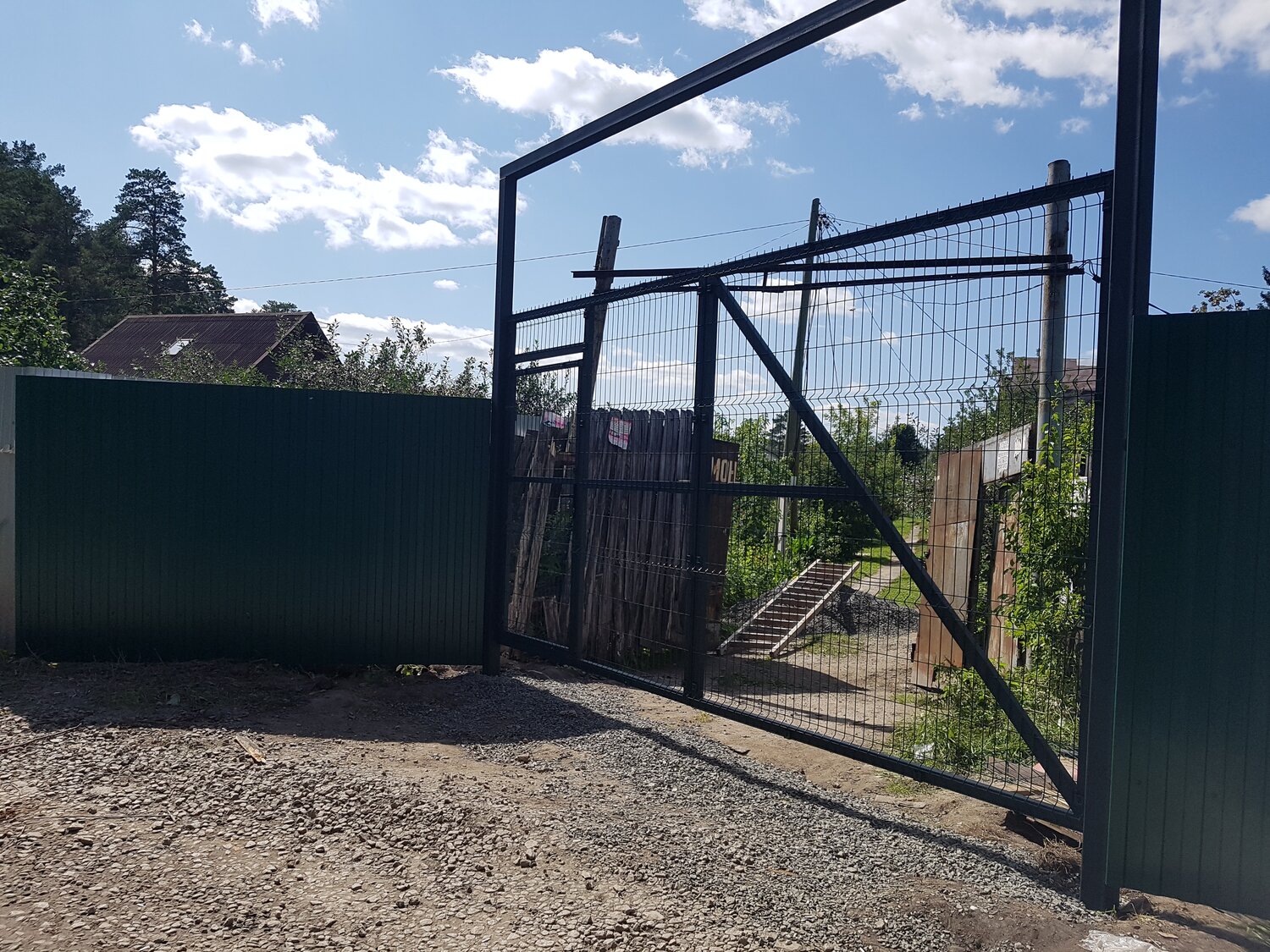 ворота, калитка ворота, распашные ворота, ворота и забор, забор