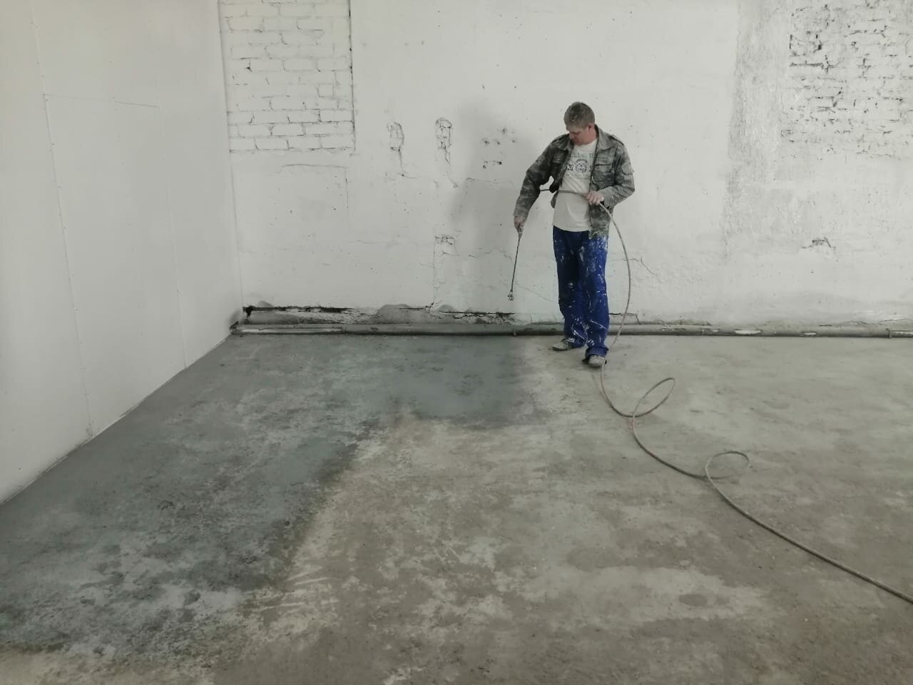 стяжка пола, полусухая стяжка, полусухая стяжка пола, цементная стяжка, сухая стяжка