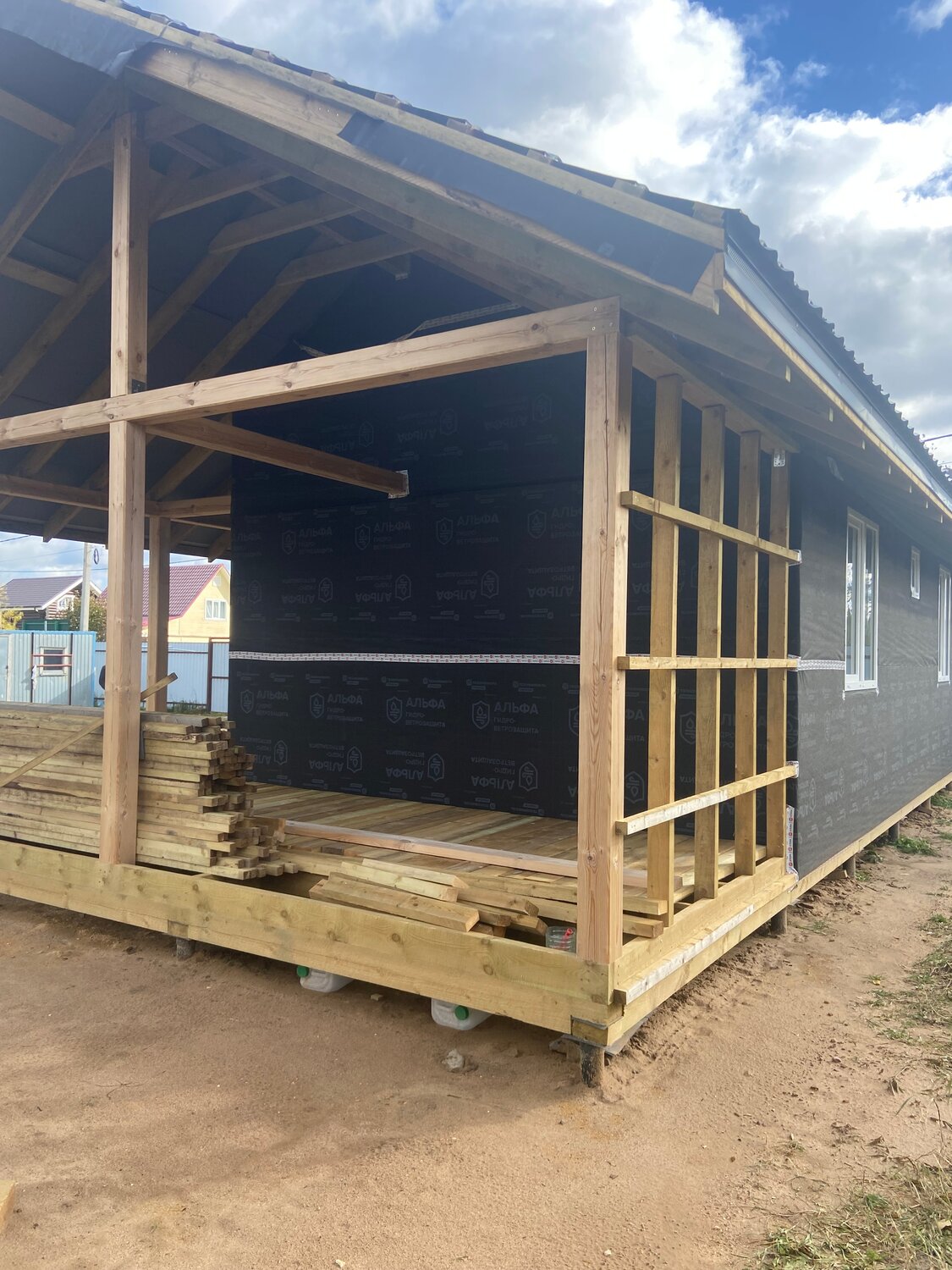 Строительство каркасного дома