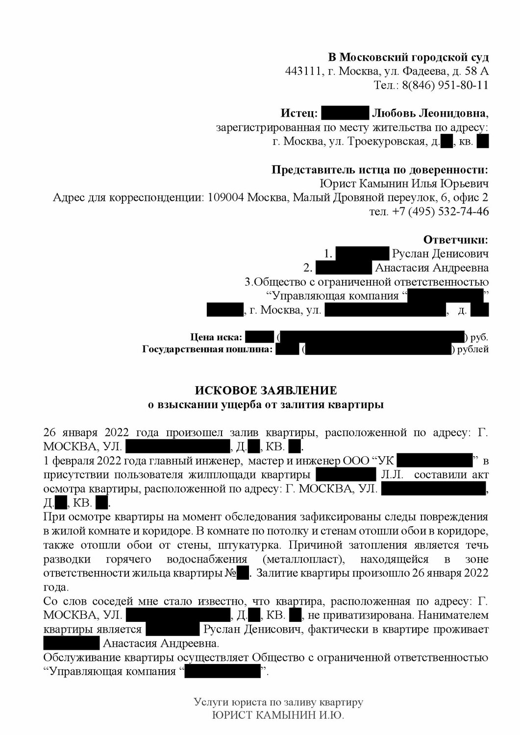 страница с текстом, иск образец, текст, образец, образец ходатайства