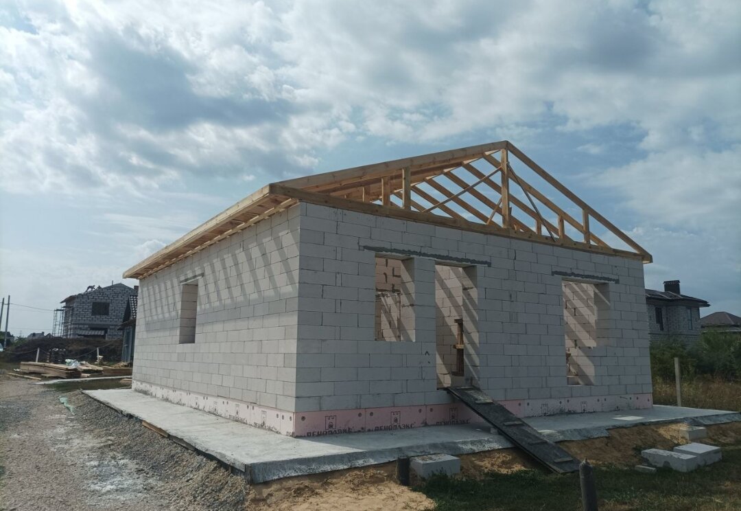 дом из твинблока, газобетонные блоки, гараж из газобетона, одноэтажный дом из керамзитоблоков, дом из твинблока теплит