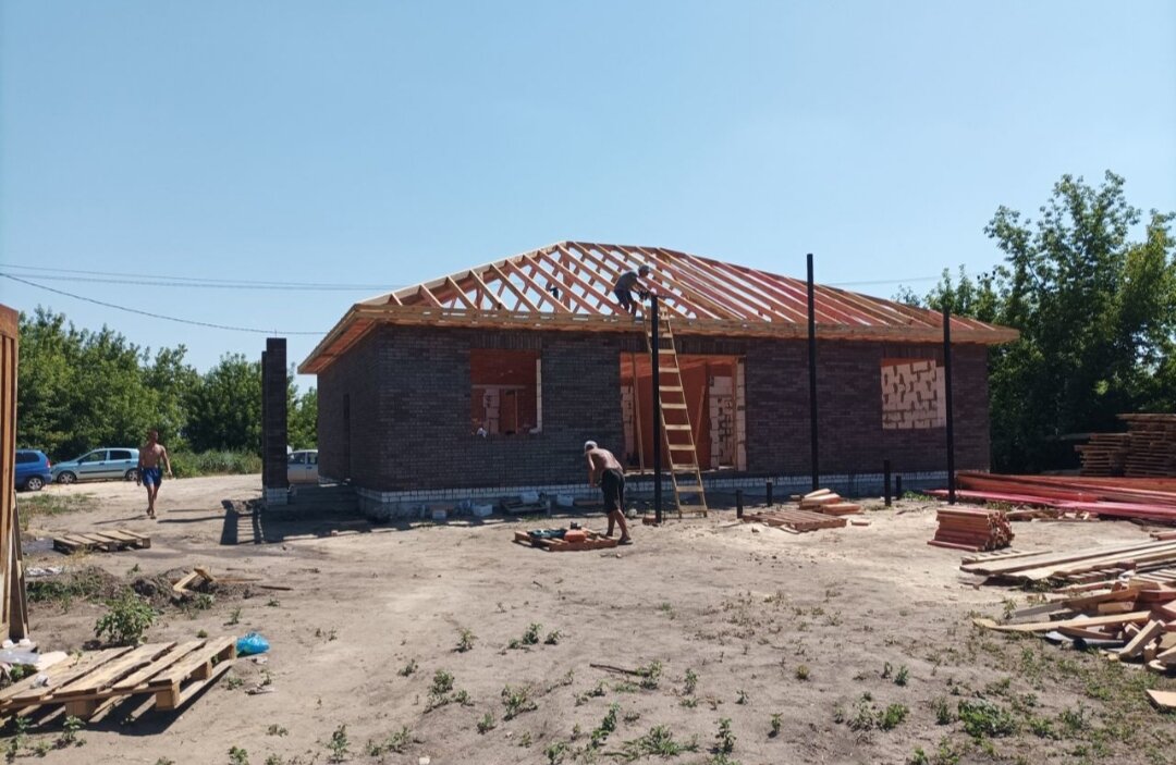 дом, строительство домов, дом в селе, одноэтажный дом, дома в селе