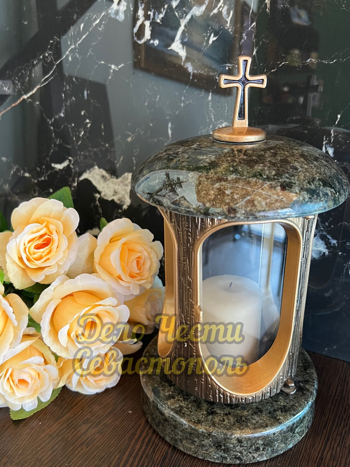 лампадка, лампада из гранита, лампада на могилу, лампадка на могилу, подсвечник на кладбище
