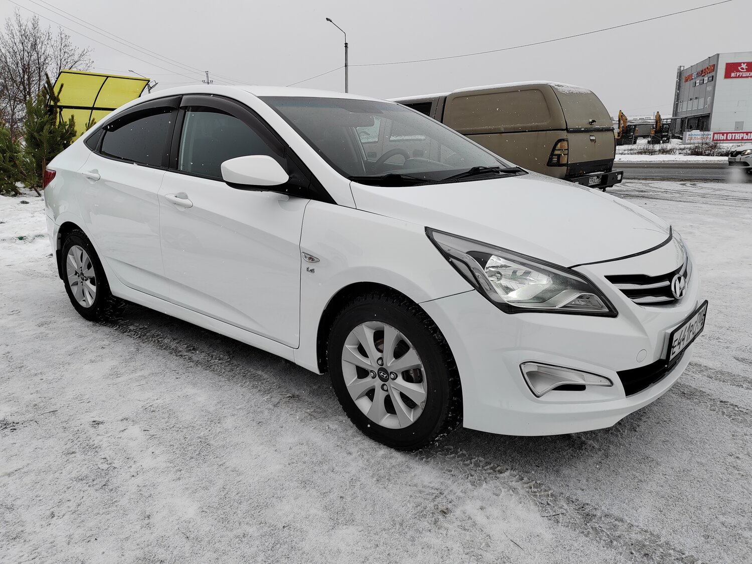 hyundai solaris, hyundai solaris 2016, белый хендай солярис, солярис, Hyundai Solaris I Рестайлинг