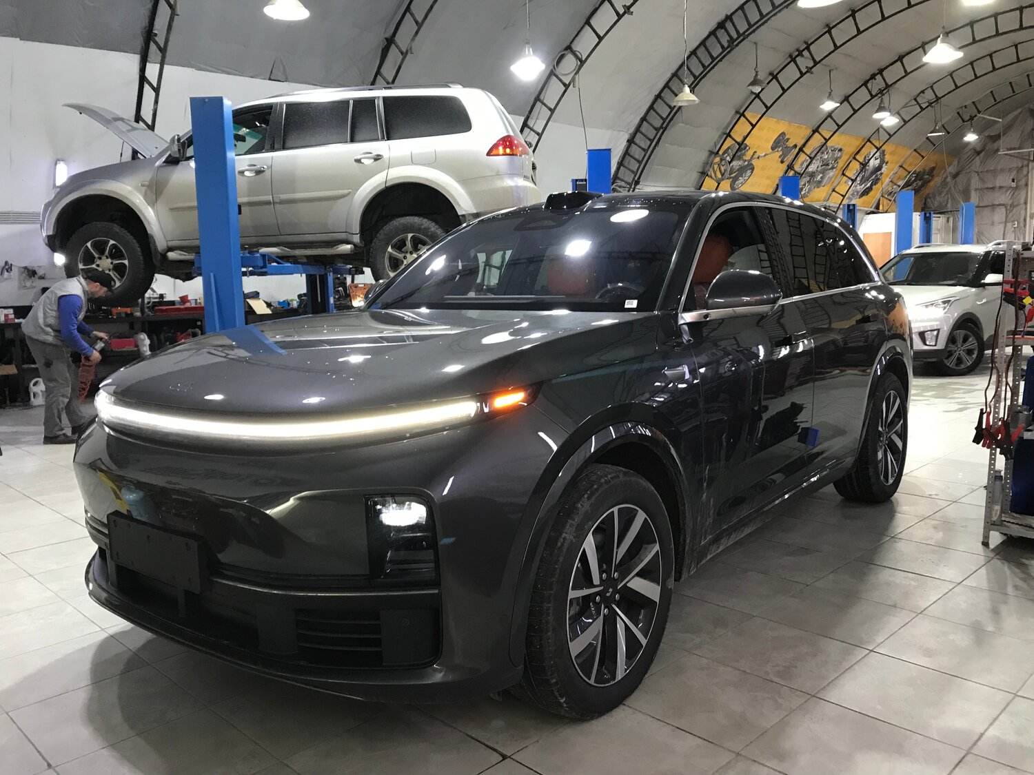 lixiang l7 черный, авто, джип l9, гибридный автомобиль, Smart Roadster