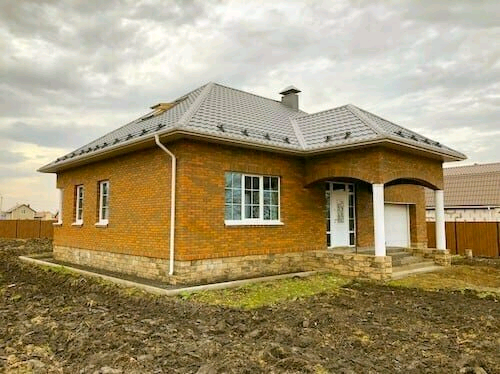 загородный дом, дом дача, одноэтажный дом 100м2 солома шоколад, дома дачи коттеджи, загородный коттедж