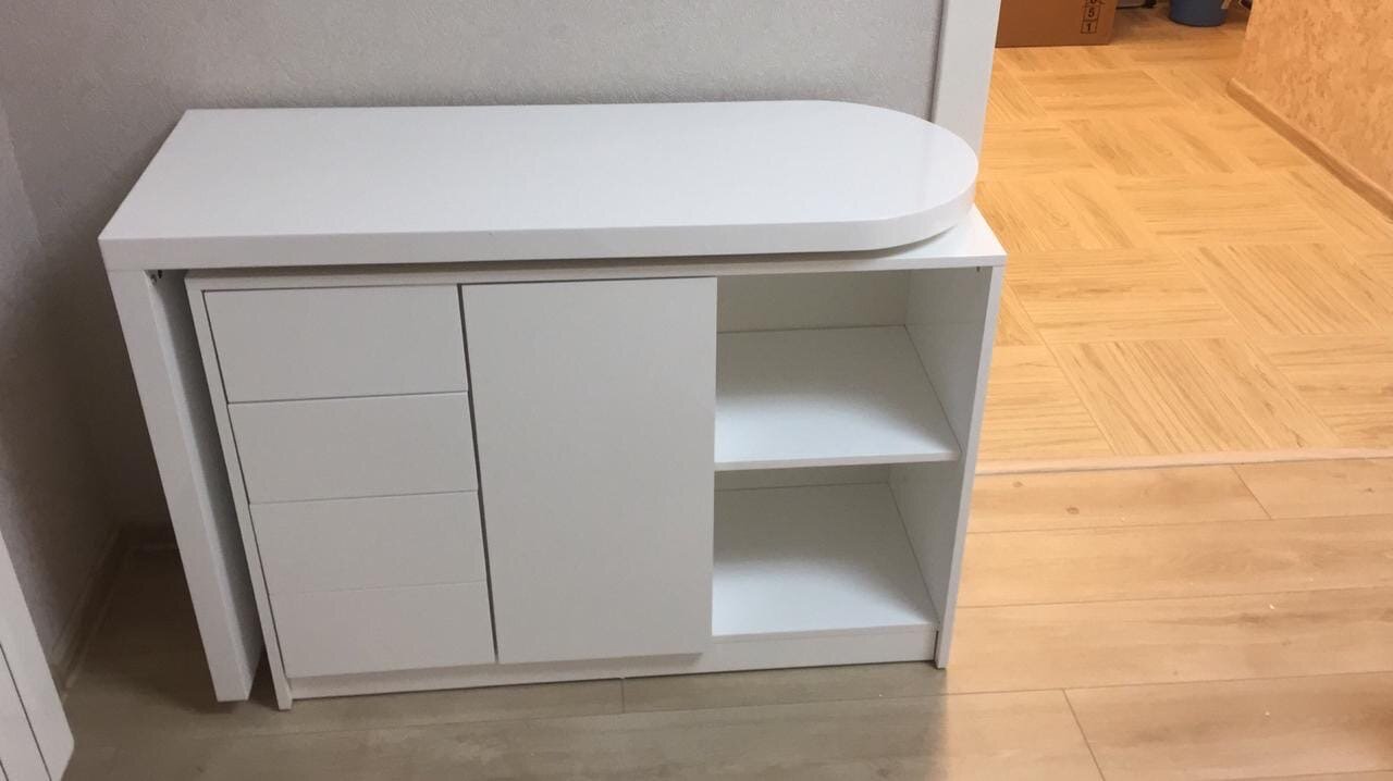 стол письменный- комод matt 40220w, мебель, комод большой, комод, комод тумба