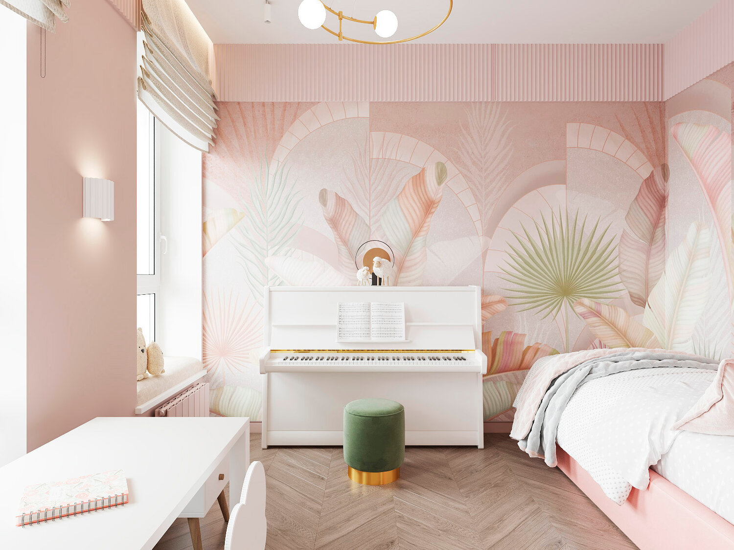 дизайн детской комнаты, дизайн, дизайн интерьера, дизайн детской, комната детская