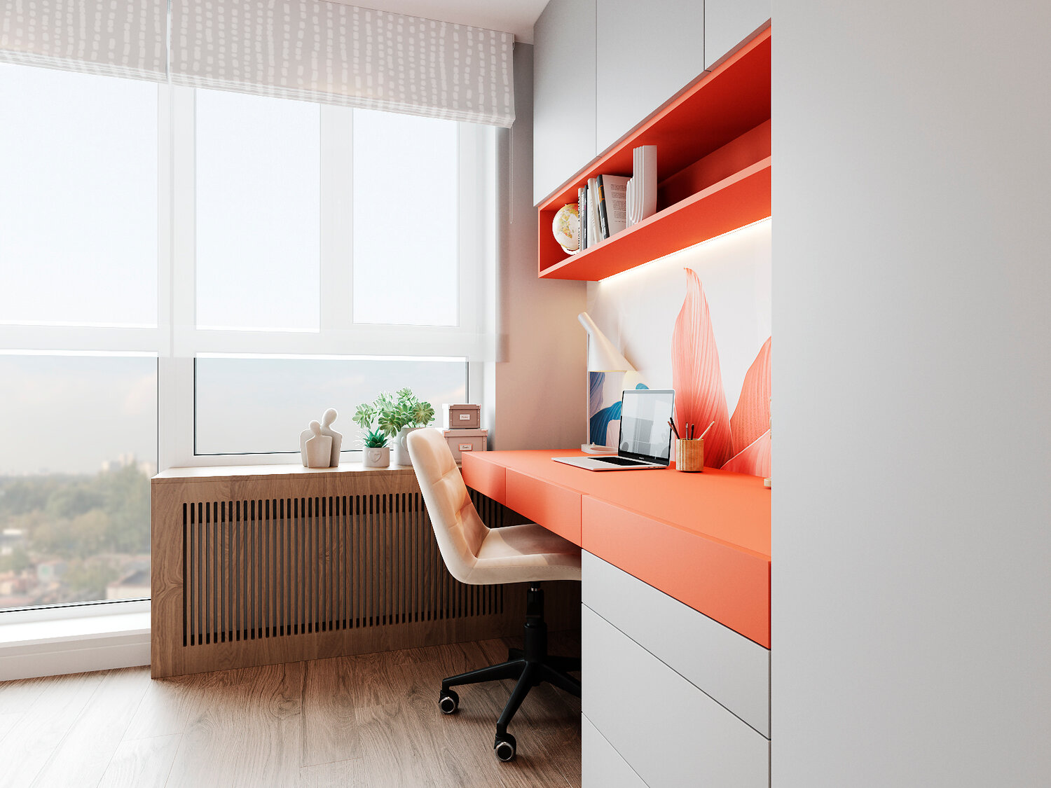 дизайн небольшой комнаты, дизайн интерьера, небольшая комната, комната для подростка, интерьер детской