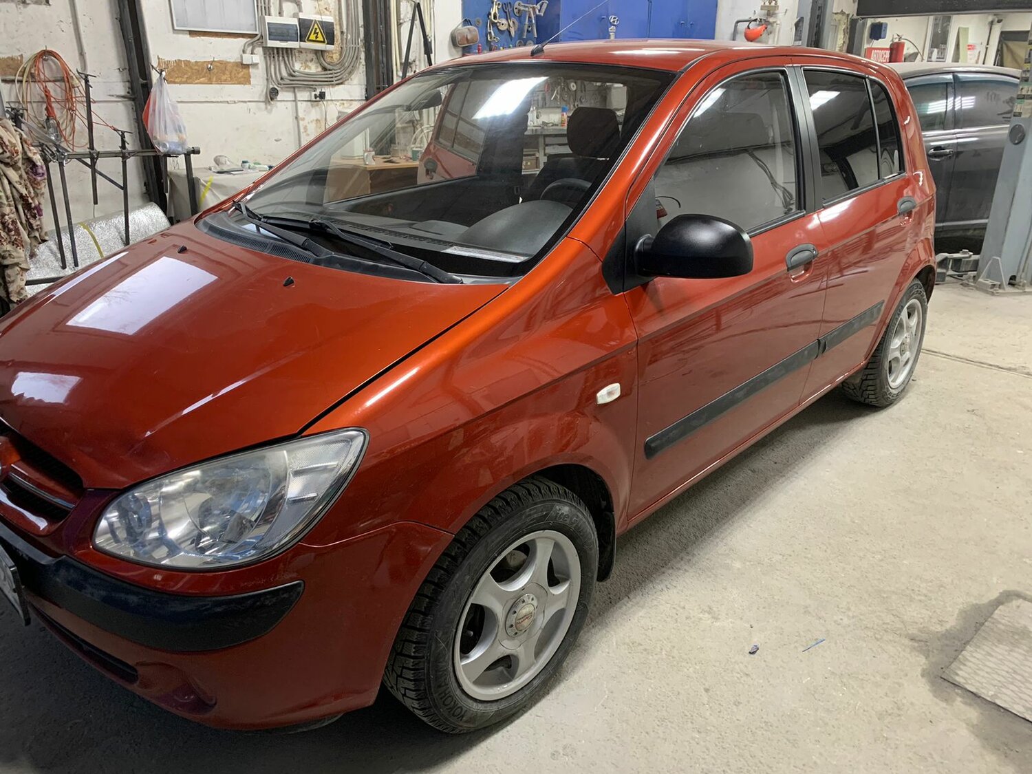 hyundai getz, хендай гетц красный, hyundai getz 2008, hyundai getz 2007, Hyundai Getz
