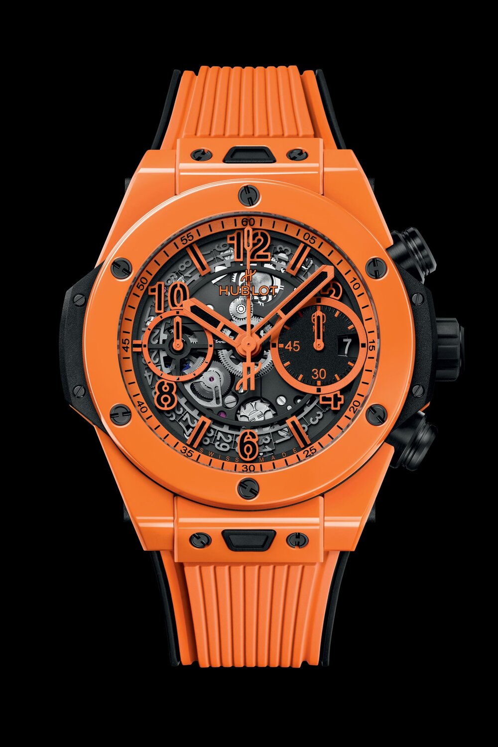 hublot big bang, часы hublot big bang, hublot big bang unico red, часы мужские hublot, часы hublot оранжевые