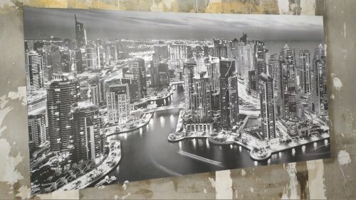 черно белый город, фотообои черно-белый мегаполис, фотообои черно-белые, наливной пол, фотообои ночной город
