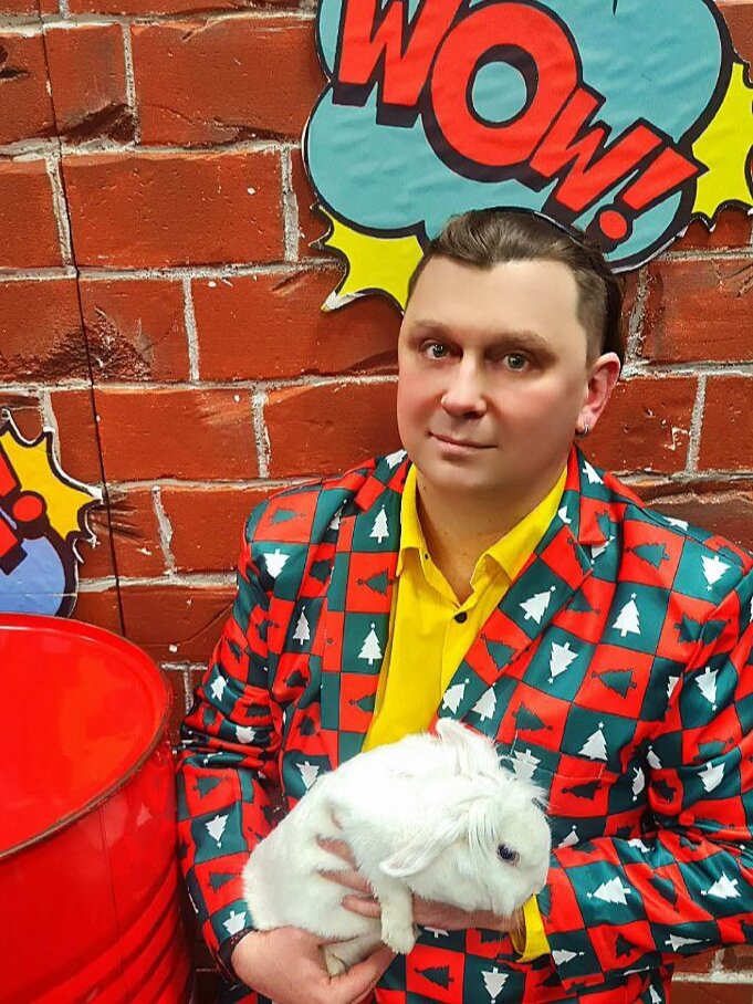 мужчина, мужчины, человек, фокусник с кроликом, папа мужа