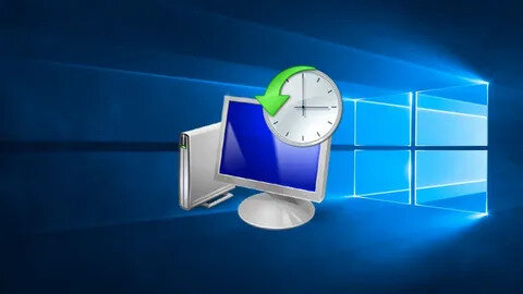 экран виндовс 10, восстановление системы windows 10, синий фон виндовс, фоны виндовс, 32 bit windows
